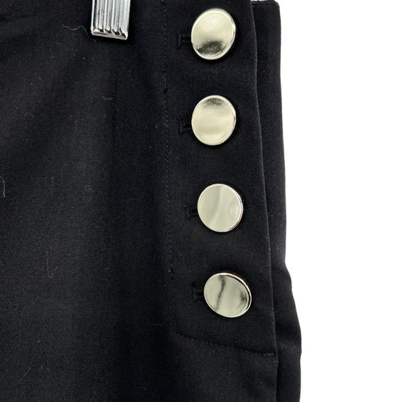 House of Harlow 1960 Womens Ankle Pants Straight Leg Regular Fit Black Size 10 - Picture 6 of 9